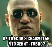  А что если я скажу тебе , что зенит - говно?