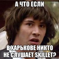 А что если в Харькове никто не слушает Skillet?