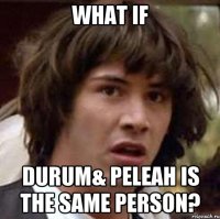 What if Durum& Peleah is the same person?