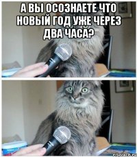 А ВЫ ОСОЗНАЕТЕ ЧТО НОВЫЙ ГОД УЖЕ ЧЕРЕЗ ДВА ЧАСА? 