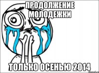 Продолжение МОЛОДЕЖКИ только осенью 2014