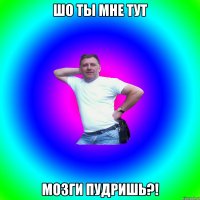 шо ты мне тут мозги пудришь?!