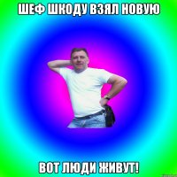 Шеф шкоду взял новую Вот люди живут!