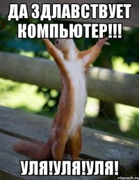 Да здлавствует компьютер!!! Уля!Уля!Уля!