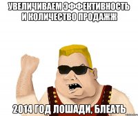 Увеличиваем эффективность и количество продажж 2014 год лошади, блеать