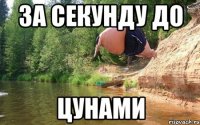 За секунду до цунами