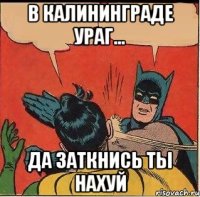 в калининграде ураг... да заткнись ты нахуй