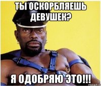 ты оскорбляешь девушек? я одобряю это!!!