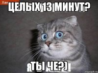 целых 13 минут? ты че?)