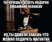 ты хочешь сделать подарок любимому человеку но ты даже не знаешь что можно подарить магнитик