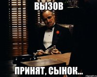 ВЫЗОВ ПРИНЯТ, СЫНОК...