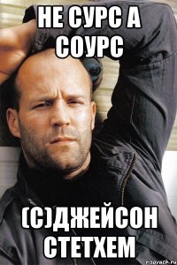 НЕ СУРС А СОУРС (С)Джейсон Стетхем