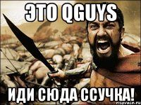 это qguys иди сюда ссучка!