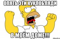 Опять эти куклобляди В МОЁМ ДОМЕ!!!