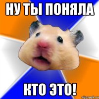 ну ты поняла кто это!