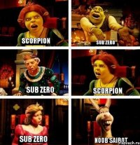 Scorpion Sub Zero Sub Zero Scorpion Sub Zero Noob Saibot