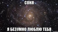 Соня я безумно люблю тебя