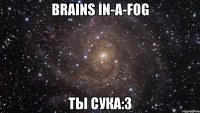 Brains In-A-Fog Ты сука:3