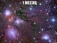 - 1 МЕСЯЦ 