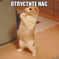 Отпустите нас. 