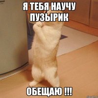 Я тебя научу Пузырик Обещаю !!!