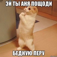 эй ты аня пощоди бедную леру