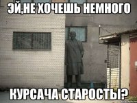 Эй,не хочешь немного курсача старосты?