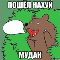 ПОШЁЛ НАХУЙ МУДАК