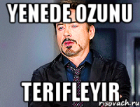 Yenede ozunu Terifleyir
