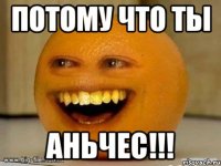 ПОТОМУ ЧТО ТЫ АНЬЧЕС!!!