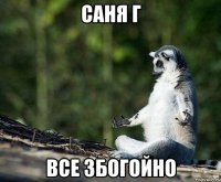 САНЯ Г ВСЕ ЗБОГОЙНО