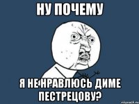 ну почему я не нравлюсь Диме пестрецову?