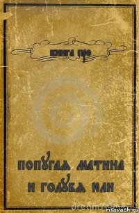 книга про попугая матина и голубя юли