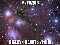 Мурадов Пиздуй делать уроки