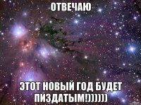 ОТВЕЧАЮ ЭТОТ НОВЫЙ ГОД БУДЕТ ПИЗДАТЫМ!))))))