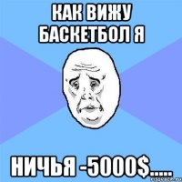 Как вижу баскетбол я Ничья -5000$.....