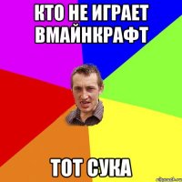 кто не играет вмайнкрафт тот сука