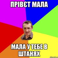 прівєт мала мала у тебе в штанях