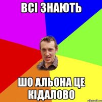 ВСІ ЗНАЮТЬ Шо Альона це кідалово