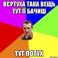 Вєртуха така вещь тут її бачиш тут потух