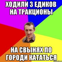 Ходили з Едиков на тракционы На свынях по городи кататься