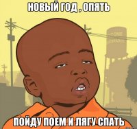 Новый год , опять пойду поем и лягу спать