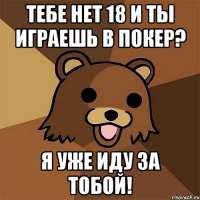 Тебе нет 18 и ты играешь в покер? Я уже иду за тобой!