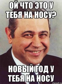 ой что это у тебя на носу? новый год у тебя на носу