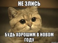 не злись будь хорошим в новом году