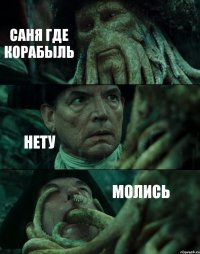 САНЯ ГДЕ КОРАБЫЛЬ НЕТУ МОЛИСЬ