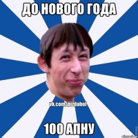 До нового года 100 апну