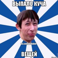 ВЫПАЛО КУЧА ВЕЩЕЙ