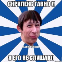 Скрилекс гавно !! я его не слушаю!