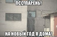 псс, парень! на новый год я дома!